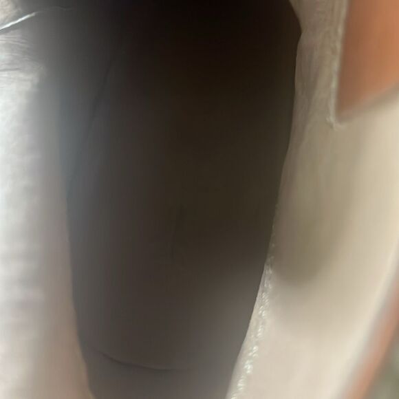 FRYE REINA LEATHER ANKLE BOOTIE SAND SIZE 10M - Picture 7 of 9